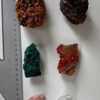 Minerali azzurrite Vanadinite Dioptasio Apofillite