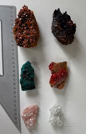 Minerali azzurrite Vanadinite Dioptasio Apofillite