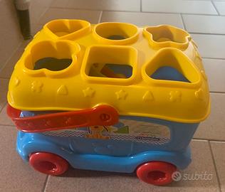 Topolino Bus inserimento forme Baby clementoni