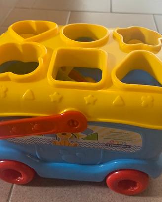 Topolino Bus inserimento forme Baby clementoni