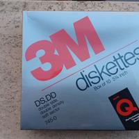 Confezione nuova 10 floppy disk 3M 5,25" DS/DD