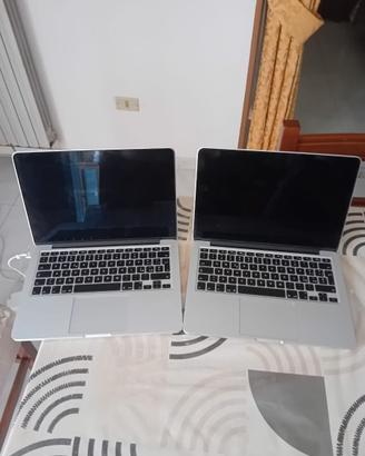 COPPIA MACBOOK PRO  A1502 E A1425