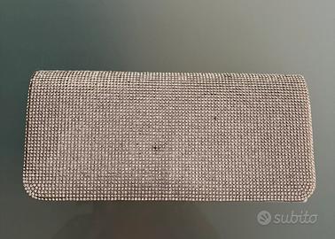 Pochette argento cerimonia