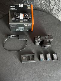 Sony a6400 + 16-50mm PZ f3.5/5.6 + kit batterie