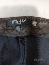 pantaloni in similpelle 