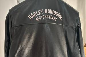 Giacca moto Harley  Davidson pelle nera