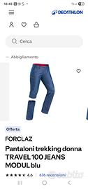jeans Decathlon trekking donna