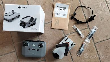 Drone DJI Mini 3 + controller. Imballi originali.