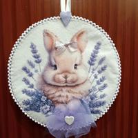 Decorazione Pasqua Coniglio e lavanda