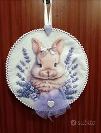 Decorazione Pasqua Coniglio e lavanda