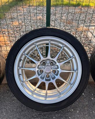 Cerchi Enkei Nt03+M 5x100 7,5 et35 r17 + Gomme New