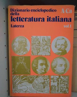 Dizionario enciclopedico letteratura italiana 1968