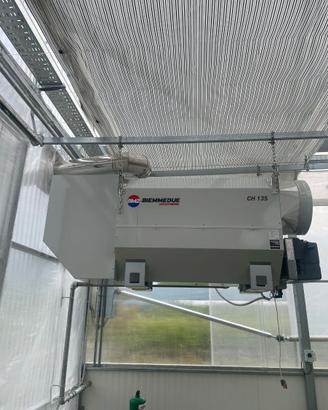 Thermogeneratore con bruciatore Weishaupt