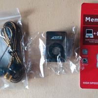 LETTORE MP3 SCHEDA MEMORIA AURICOLARI
