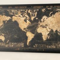 Quadro Mappamondo Maison du Monde