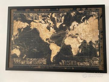 Quadro Mappamondo Maison du Monde