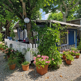 Roulotte STANZIALE con veranda