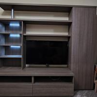 Soggiorno con tavolo coordinato