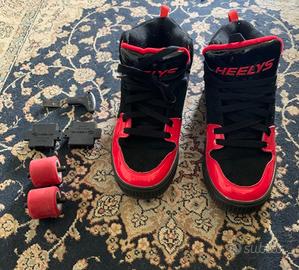 Scarpe con rotelle estraibili marca heellys n40,5