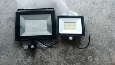 2 Faro led 100w con sensore 