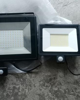 2 Faro led 100w con sensore 