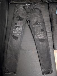 Jeans Zara Man Skinny Fit - Nero - Taglia 42 (EUR)