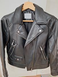 Giubbotto finta pelle taglia 11/12 anni bambina