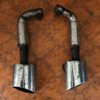 Coppia Terminali di Scarico Sportivi Acciaio Inox