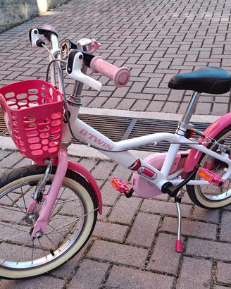 Bicicletta 16" Decathlon B'TWIN per bambina