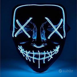 Maschera horror a LED Halloween