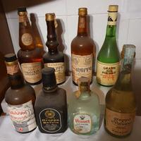 8 bottiglie grappa da collezione 