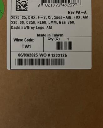 Ammortizzatore Fox DHX 230-60
