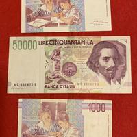 Banconote della lira.