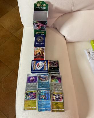 STOCK POKEMON E ONE PIECE NUOVE ED ORIGINALI