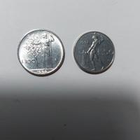 monete piccole 50 e 100 lire