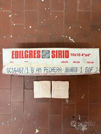 Lotto 290 piastrelle Edilgres Sirio 10x10 beige