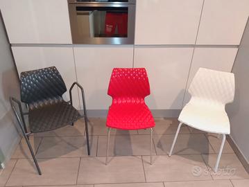 Set tre Sedie Metalmobil Bikini