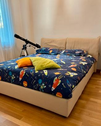 Letto matrimoniale contenitore + materasso