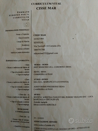 Ho fatto alberghiero e agriturismo e potature