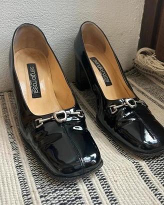 Scarpa nera con Tacco Sergio Rossi