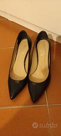 Scarpe Décolleté nere con tacco n.39