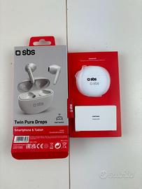 SBS Twin Pure Drops TWS Semi In-Ear 35h