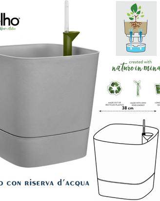 Vaso Greensense aqua care square, 38 cm