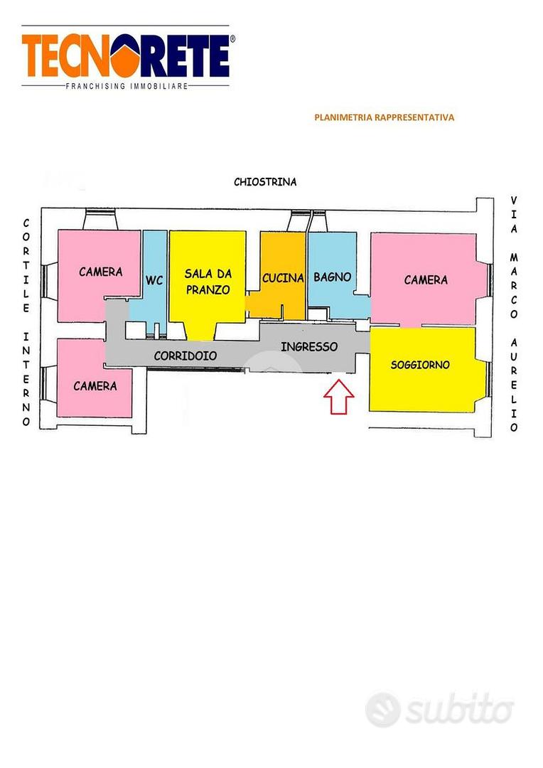Appartamento – Roma, Celio, Municipio Roma I - Vista 2