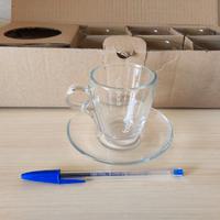 Set  6 Tazzine Vetro Ginseng o Caffè FoodNess