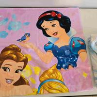 Telo mare Disney Principesse 70x140 + Poncho bimba