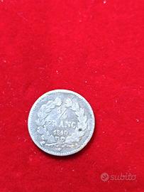 moneta antica argento francese 1840