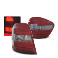 FARI LED PER MERCEDES M-CLASS W164 05-08 ROSSO FUM