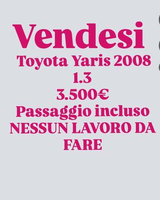 🚗 TOYOTA YARIS 1.3 - SICUREZZA TOTALE