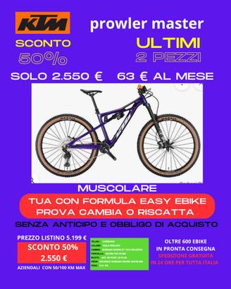Mountain Bike Ktm Prowler Master - Novità 2026